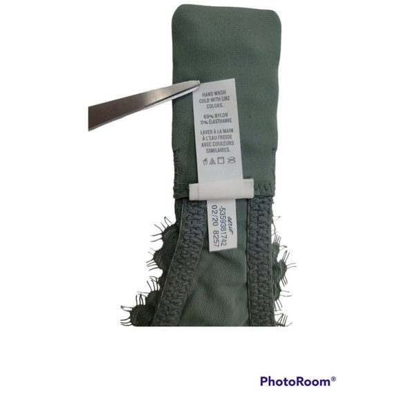 Aerie Eyelash Lace Bandeau Bra Strapless Underwire 32C NWOT - Picture 10 of 11